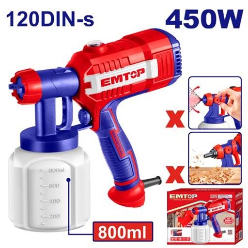 Pistolet à peinture ESGN35001 emtop maroc